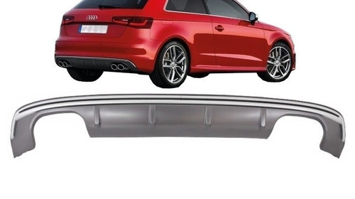 Difuzor Bara Spate Audi A3 8V Hatchback Sportback (2012-2015) S3 Design