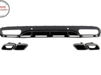 Difuzor Bara Spate cu Ornamente tobe Mercedes C-Class C205 A205 Coupe Cabriolet (2