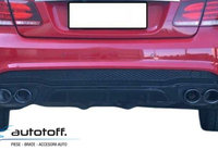 Difuzor bara spate Mercedes C207 Facelift (13-16) E53 Design Full Black