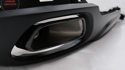 Difuzor Bara Spate si Ornamente Evacuare BMW X5 F15 (2013-2018) M-tech V8 Design C