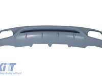 Difuzor Bara Spate si Ornamente Evacuare compatibil cu AUDI A4 B8 (2007-2012)