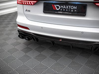 Difuzor Difusser Prelungire Bara Spate + Exhaust Ends Imitation Audi A6 C8 S-Line AU-A6-C8-S line-RS1T+RS1RT+CHROME