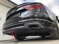 Difuzor extensie buza bara spate Audi A7 4G8 Facelift 2014-2017 v1