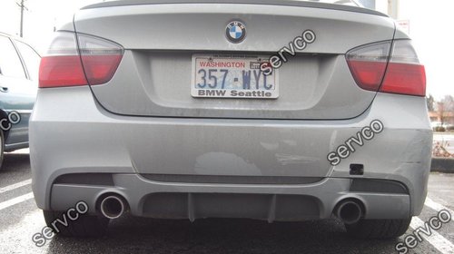 Difuzor lip buza spoiler bara spate BMW E90 E91 M3 335 xi pt bara pachet M v2