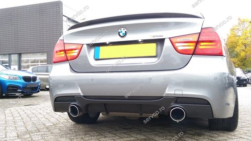 Difuzor lip buza spoiler bara spate BMW E90 E91 M3 335 xi pt bara pachet M v2