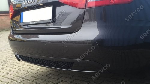 Difuzor prelungire spoiler bara spate AUDI A4 B8 Sline S4 Rs4