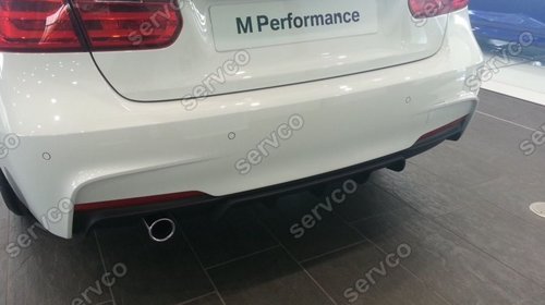Difuzor prelungire spoiler bara spate M Pachet BMW F30 F31 Performance Mpack sport Aero