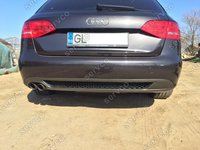 Difuzor prelungire spoiler fusta bara spate AUDI A4 B8 S line S4 Rs4 ver6