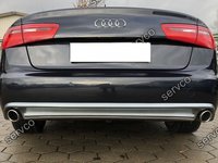 Difuzor S line bara spate Audi A6 C7 4G S6 2012-2014 v5