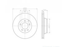 Disc de frana Audi AUDI Q7 (4L) 2006-2015 #2 09A05610