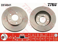 Disc de frana Chevrolet CHEVROLET TRANS SPORT 1996-2005 #2 09737610