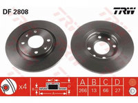 Disc de frana Citroen C-ELYSEE 2012-2016 #3 00004246R4