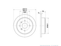 Disc de frana Daewoo EVANDA (KLAL) 2002-2016 #2 0986479T52