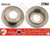 Disc de frana Daewoo KORANDO Cabrio (KJ) 1999-2016 #2 08A32910