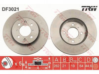 Disc de frana Honda CIVIC Mk V limuzina (EJ, EK) 1995-2001 #3 09550910