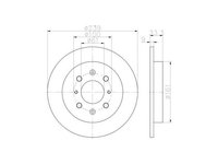 Disc de frana Hyundai i30 cupe 2013-2016 #2 08B60210