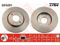 Disc de frana Hyundai TRAJET (FO) 2000-2008 #2 0986479124