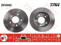 Disc de frana Nissan SERENA (C23M) 1992-2001 #2 0986478685