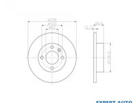 Disc de frana Skoda FAVORIT pick-up (787) 1992-1997 #2 08723710