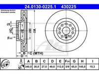 Disc de frana Volkswagen VW PASSAT CC (357) 2008-2012 #2 0986479734