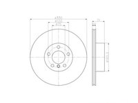 Disc de franare BMW X3 (F25) 2010-2016 #2 0986479727