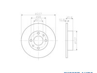 Disc de franare Fiat ARGENTA (132A) 1977-1987 #2 08363610