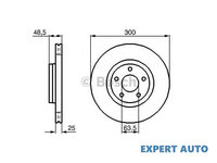 Disc de franare Ford KUGA II Van 2012-2016 #3 0986479171