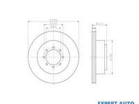 Disc de franare Iveco DAILY II autobasculanta 1989-1999 #2 02666200A