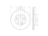 Disc de franare Mercedes A-CLASS (W169) 2004-2012 #2 09868010