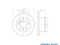 Disc de franare Volkswagen VW LT Mk II platou / sasiu (2DC, 2DF, 2DG, 2DL, 2DM) 1996-2006 #2 08772510