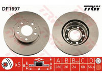 Disc de franare Volvo 740 (744) 1983-1992 #2 09531510