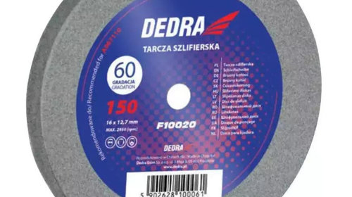 Disc de slefuit 150x16x12.7mm, granulatie 60