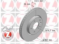 Disc Discuri Frana Fata Opel Astra J Zimmermann 300mm