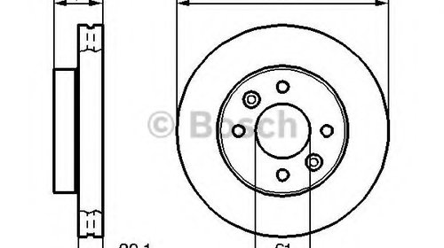 Disc frana 0 986 478 276 BOSCH pentru Renault