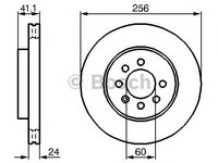 Disc frana 0 986 478 286 BOSCH pentru Daewoo Nubira