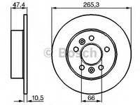 Disc frana 0 986 478 305 BOSCH pentru Renault Espace Renault Avantime