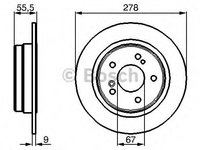 Disc frana 0 986 478 325 BOSCH pentru Mercedes-benz Limuzina Mercedes-benz E-class Mercedes-benz Kombi Mercedes-benz Coupe Mercedes-benz Cabriolet Mercedes-benz C-class Mercedes-benz Slk Mercedes-benz Clk