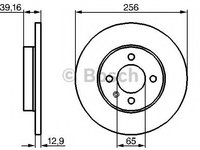 Disc frana 0 986 478 329 BOSCH pentru Vw Passat Vw Golf Vw Jetta Vw Vento Vw Caddy Vw Panel Seat Inca