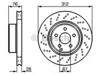 Disc frana 0 986 478 471 BOSCH pentru Mercedes-benz S-class Mercedes-benz Cl-class