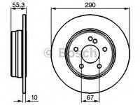 Disc frana 0 986 478 626 BOSCH pentru Mercedes-benz E-class Mercedes-benz C-class Mercedes-benz Clk Mercedes-benz Kombi Mercedes-benz Slk