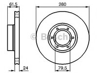 Disc frana 0 986 478 745 BOSCH pentru Renault Master Opel Movano