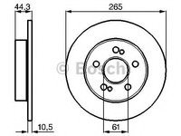 Disc frana 0 986 478 758 BOSCH pentru Renault Safrane Renault ScEnic