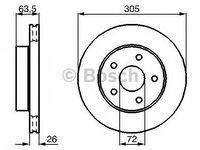 Disc frana 0 986 478 772 BOSCH