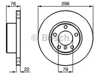 Disc frana 0 986 478 848 BOSCH pentru Bmw Seria 5