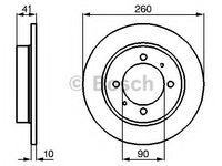 Disc frana 0 986 478 898 BOSCH pentru Mitsubishi Carisma Volvo S40 Volvo V40 Mitsubishi Space