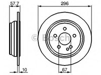 Disc frana 0 986 479 138 BOSCH pentru Mercedes-benz Vito Mercedes-benz Viano