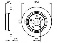 Disc frana 0 986 479 218 BOSCH pentru Bmw Seria 1 2007 2008 2009 2010 2011