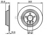 Disc frana 0 986 479 254 BOSCH pentru Ford Mondeo Ford Galaxy Ford S-max Land rover Range rover Ford Kuga Ford Focus