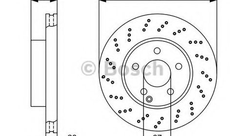 Disc frana 0 986 479 331 BOSCH pentru Mercede