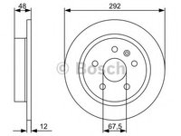 Disc frana 0 986 479 513 BOSCH pentru Opel Insignia Chevrolet Malibu